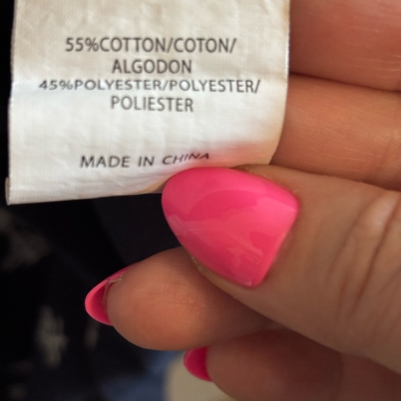 Molokai Surf Co Men’s Polo Shirt Blue White Palm Tree Print Medium Cotton Blend - Picture 7 of 8